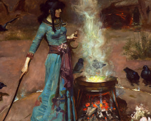 John William Waterhouse "The Magic Circle" (1886) - Mabon Gallery