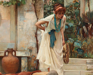 John William Waterhouse "The Rescue" (1890) - Mabon Gallery