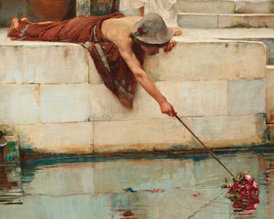 John William Waterhouse "The Rescue" (1890) - Mabon Gallery