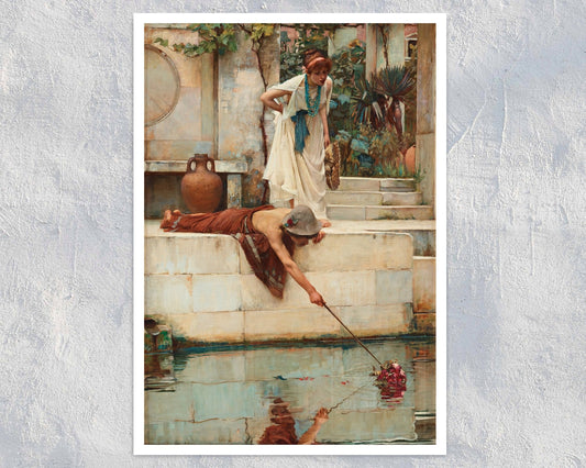 John William Waterhouse "The Rescue" (1890) - Mabon Gallery