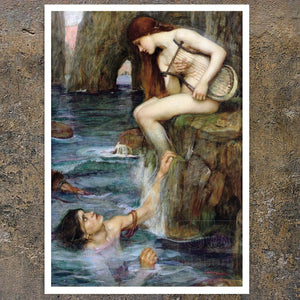 John William Waterhouse - "The Siren" (c.1900) - Mabon Gallery