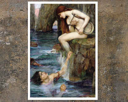 John William Waterhouse - "The Siren" (c.1900) - Mabon Gallery