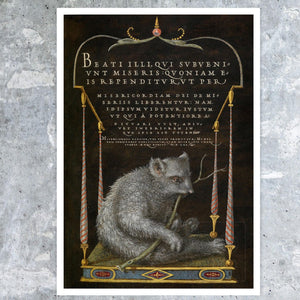 Joris Hoefnagel "A Sloth" (c.1591) - Mabon Gallery