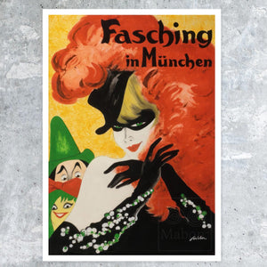 Josef Andreas Sailer "Fasching in München" (c.1930) - Mabon Gallery