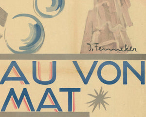 Josef Fenneker “Eine Frau Von Format" Vintage Movie Poster (c.1928) - Mabon Gallery