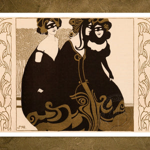 Josef Maria Auchentaller "Ver Sacrum Magazine Illustration" (c.1901) - Mabon Gallery