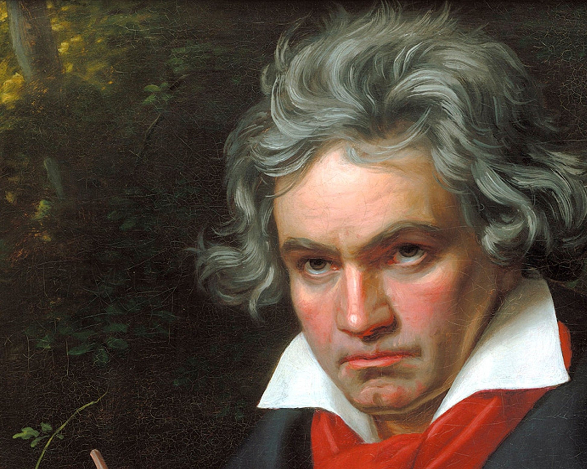 Joseph Karl Stieler "Portrait of Ludwig van Beethoven" (c.1820) - Mabon Gallery
