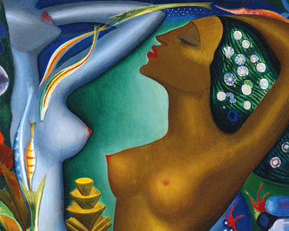 Joseph Stella "Sirens - The Serene" (c.1929) - Mabon Gallery