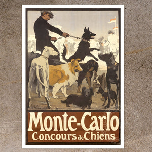 Jules Alexandre Grün "Monte - Carlo, Concours de Chiens" (c.1905) - Mabon Gallery