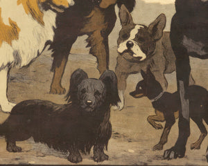 Jules Alexandre Grün "Monte - Carlo, Concours de Chiens" (c.1905) - Mabon Gallery