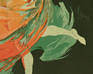 Jules Chéret "Folies - Bergère, La Loïe Fuller" (c.1893) Belle Époque Advertising Poster - Mabon Gallery