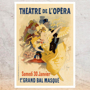 Jules Chéret "Theatre de L’Opera" (1896) - Mabon Gallery