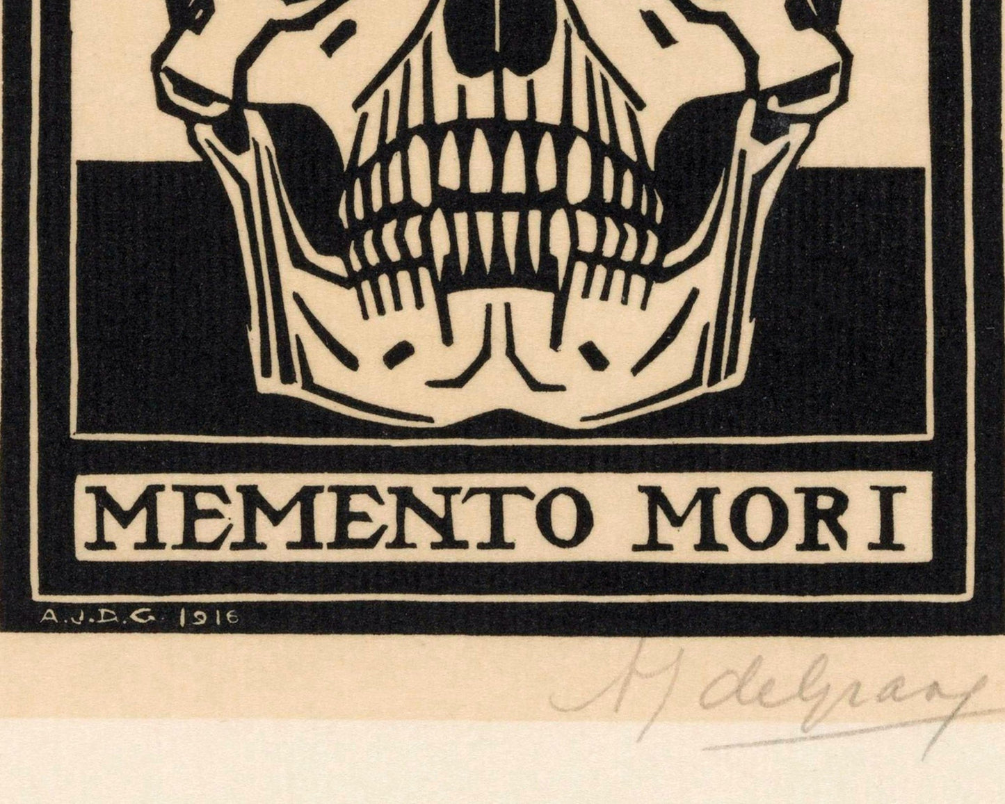 Julia de Graag "Memento Mori" (c.1916) - Mabon Gallery