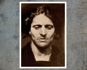 Julia Margaret Cameron "Lago, Study from an Italian" (c.1867) - Mabon Gallery