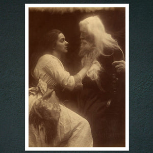 Julia Margaret Cameron “Vivien and Merlin” (c.1874) - Mabon Gallery