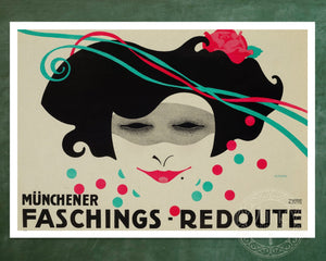 Julius Klinger "Faschings Redoute" (c.1913) - Mabon Gallery
