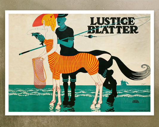 Julius Klinger "Lustige Blätter" (c.1909) - Mabon Gallery