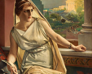 Julius Kronberg "Hypatia" (c.1889) - Mabon Gallery