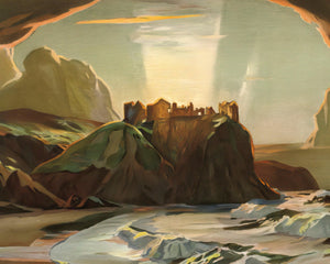 Julius Olsson "Dunluce Castle, Co. Antrim" (c.1924) - Mabon Gallery