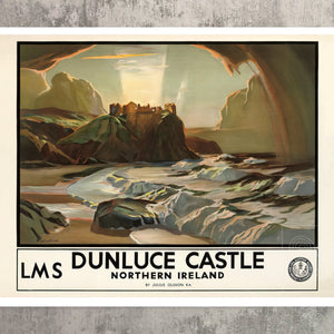 Julius Olsson "Dunluce Castle, Co. Antrim" (c.1924) - Mabon Gallery