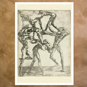 Juste de Juste "Pyramid of Men" (c.1541) - Mabon Gallery