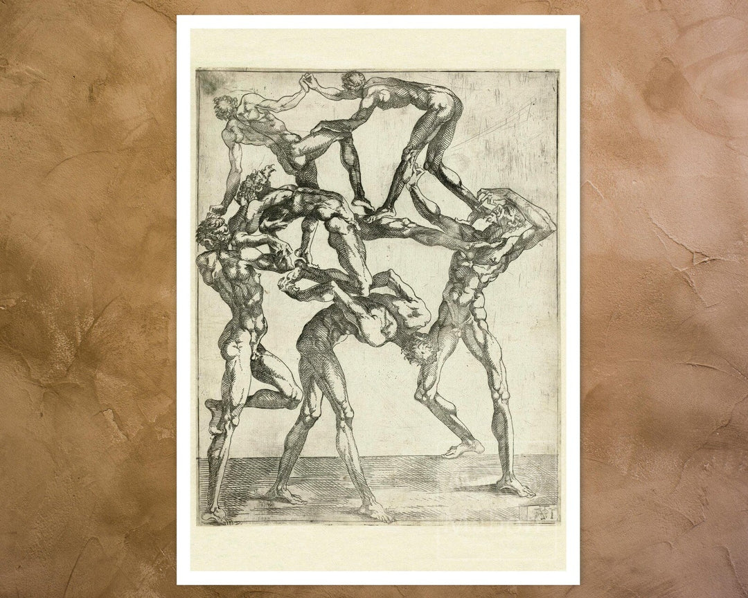 Juste de Juste Pyramid of Men - Fine Art Print – Mabon Gallery