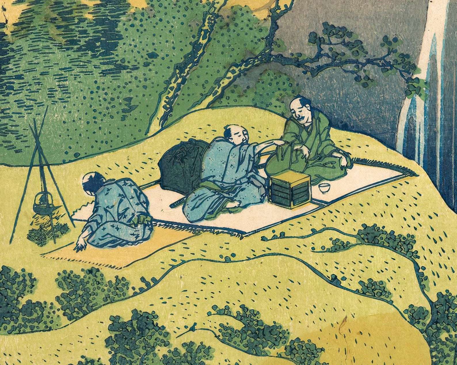 Katsushika Hokusai "The Amida Falls" (c.1832) - Mabon Gallery