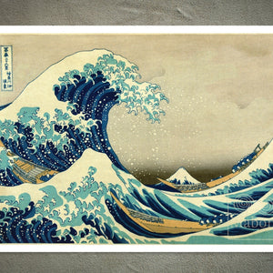Katsushika Hokusai "The Great Wave off Kanagawa" (c.1829 - 1833) - Mabon Gallery