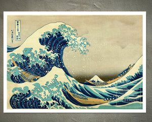 Katsushika Hokusai "The Great Wave off Kanagawa" (c.1829 - 1833) - Mabon Gallery