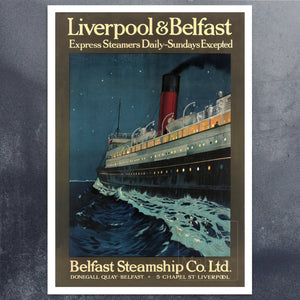 Kenneth Shoesmith "Liverpool & Belfast " (c.1925 - 1930) - Mabon Gallery