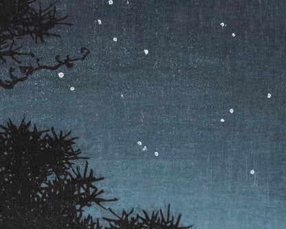 Koho Shoda "Stars over Biwa Lake" (c.1930) - Mabon Gallery