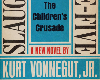 Kurt Vonnegut "Slaughterhouse - Five" (1969) First Edition Dust Cover Illustration, by Paul Bacon - Mabon Gallery