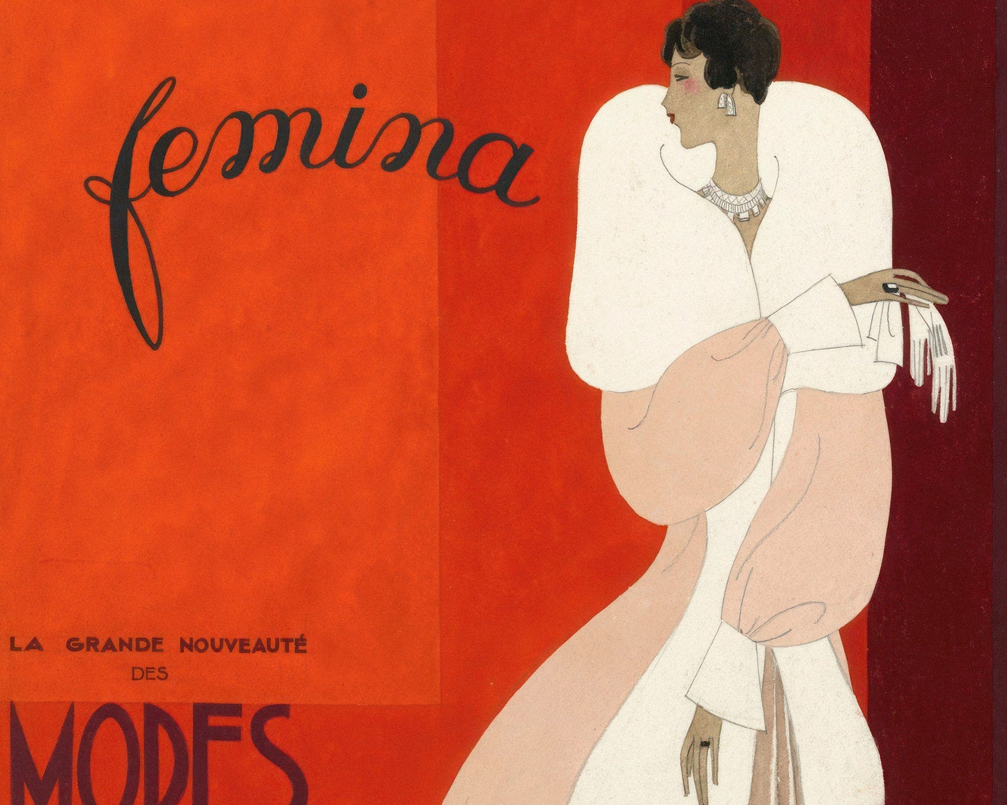 Léon Benigni “Femina Magazine Cover” (c.1930) - Mabon Gallery