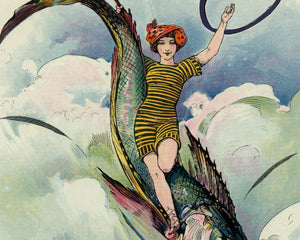 Leon V. Solon "The Maid of the Summer Surf " (c.1911) - Mabon Gallery