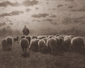 Léonard Misonne "Au Coucher du Soleil (At Sunset)" (c.1900) - Mabon Gallery