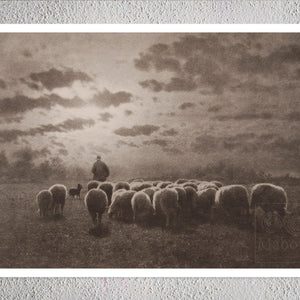 Léonard Misonne "Au Coucher du Soleil (At Sunset)" (c.1900) - Mabon Gallery