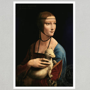 Leonardo da Vinci "Lady with an Ermine" (c.1489) - Mabon Gallery
