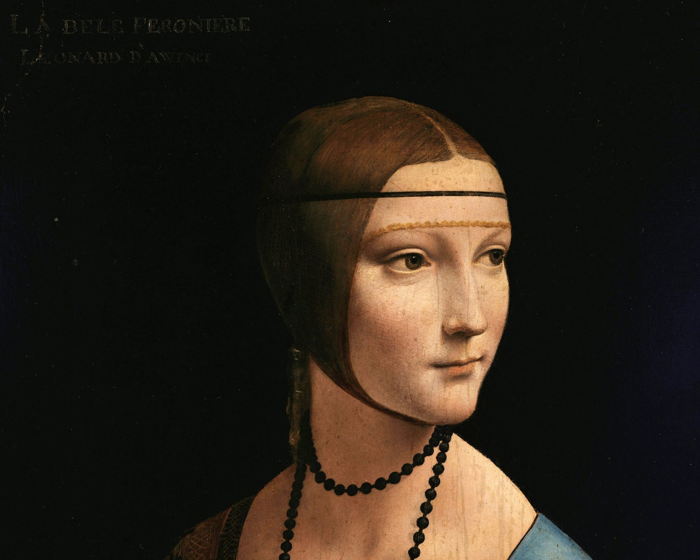 Leonardo da Vinci "Lady with an Ermine" (c.1489) - Mabon Gallery