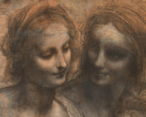 Leonardo da Vinci "The Virgin and Child with Saint Anne and Saint John the Baptist" (c.1500) - Mabon Gallery