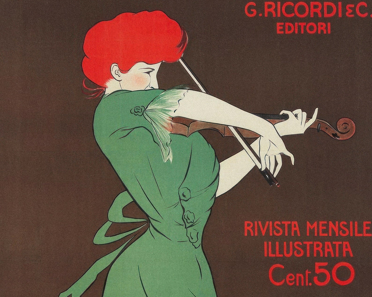 Leonetto Cappiello "Musica e Musicisti" (c.1914) - Mabon Gallery