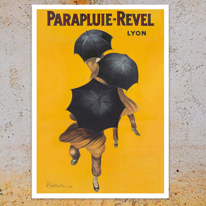 Leonetto Cappiello "Parapluie Revel - Lyon" (c.1929) - Mabon Gallery