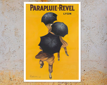 Leonetto Cappiello "Parapluie Revel - Lyon" (c.1929) - Mabon Gallery