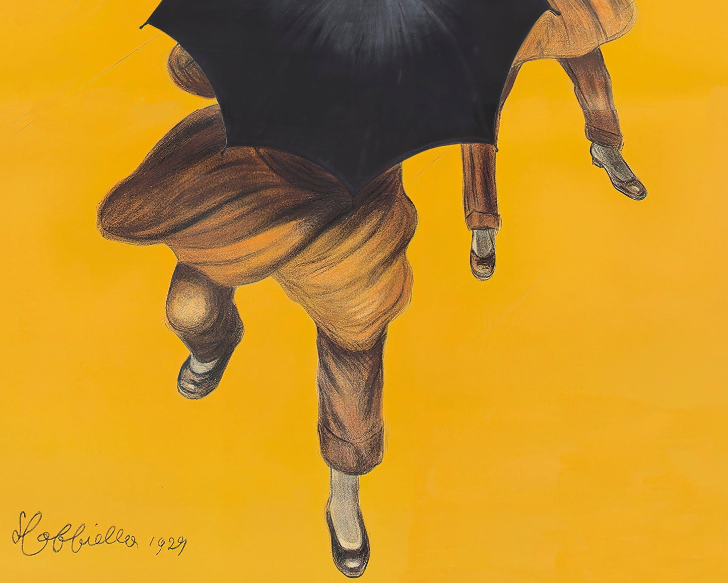 Leonetto Cappiello "Parapluie Revel - Lyon" (c.1929) - Mabon Gallery