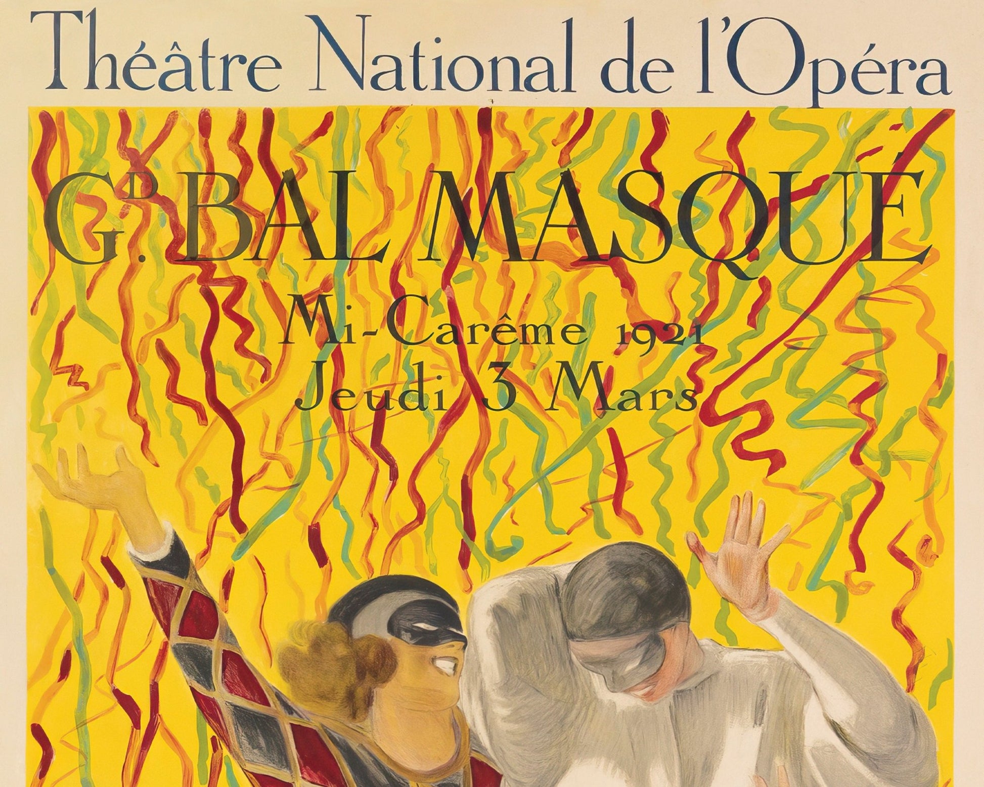 Leonetto Cappiello "Théâtre National de l'Opéra" (1921) - Mabon Gallery