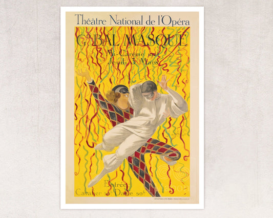 Leonetto Cappiello "Théâtre National de l'Opéra" (1921) - Mabon Gallery