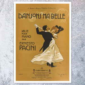 Leopoldo Metlicovitz "Dansons ma Belle" (c.1920) - Mabon Gallery