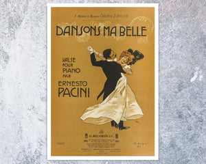 Leopoldo Metlicovitz "Dansons ma Belle" (c.1920) - Mabon Gallery