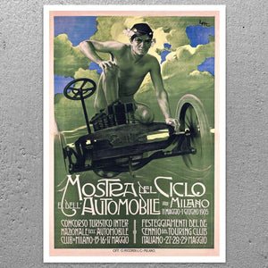 Leopoldo Metlicovitz "Mostra Del Ciclo Dell Autombile" (c.1905) - Mabon Gallery