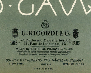 Leopoldo Metlicovitz "Sapho" (c1900) - Mabon Gallery