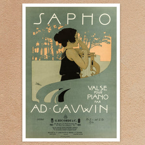 Leopoldo Metlicovitz "Sapho" (c1900) - Mabon Gallery